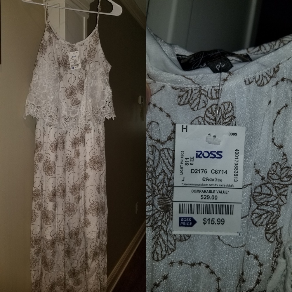 Women's Floral Dress - L